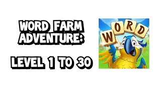 Word Farm Adventure: Level 1 to 30 screenshot 5