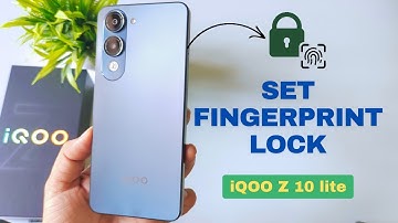 Iqoo Z 10 Lite 5g Vingerafdrukvergrendeling | Vingerafdrukvergrendelingsinstellingen
