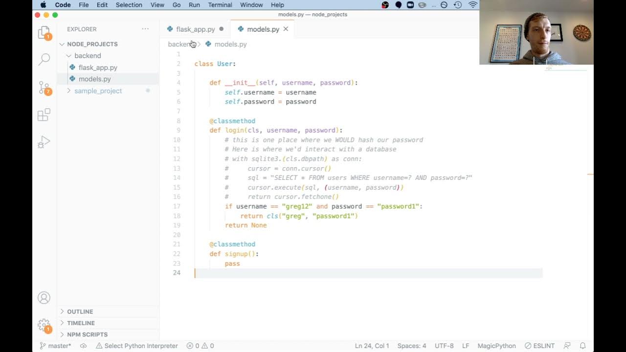 Flask with React YouTube