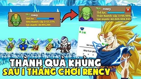 Ngọc Rồng Online - Sự Thay Đổi Của Rency Sau 1 Tháng Chơi Rency !