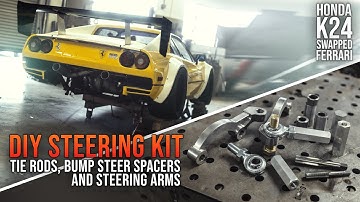 Honda-Swapped Ferrari - Custom Fabricated Steering Build