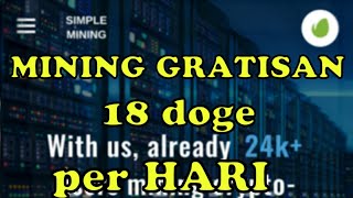 18 DOGE PER HARI_ MINING GRATISAN. screenshot 1