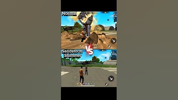 Thumbnail of Normal m1887 VS Sandstorm Shimmer m1887 | Normal vs Ability Gun Skin #shorts #viral