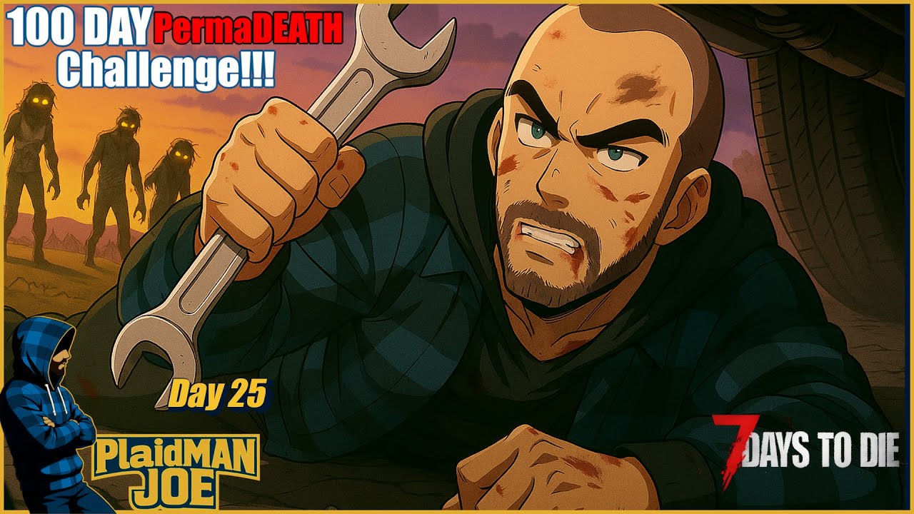 Breaking Down Cars ALL EPISODE... - Day 25 - 7 Days to Die 2.0 Permadeath