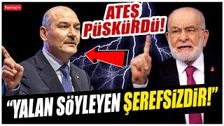 Karamollaoğlunu Hiç Böyle Görmediniz Soyluya Ateş Püskürdü Yalan Söyleyen Şerefsizdir
