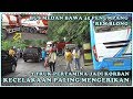 Kecelakaan Mengerikan, Bus Rem Blong dan Dua Truk Pertamina Bertabrakan di Sitinjau Lauik