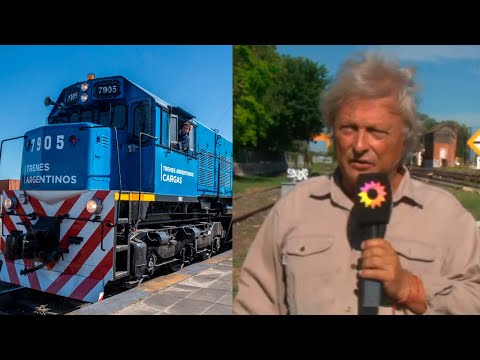 "UN MAQUINISTA GANA 900 MIL PESOS" Rubén "Pollo" Sobrero en un día caliente por el paro de trenes