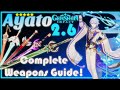 Complete Ayato Weapons Guide | Genshin Impact Leaks