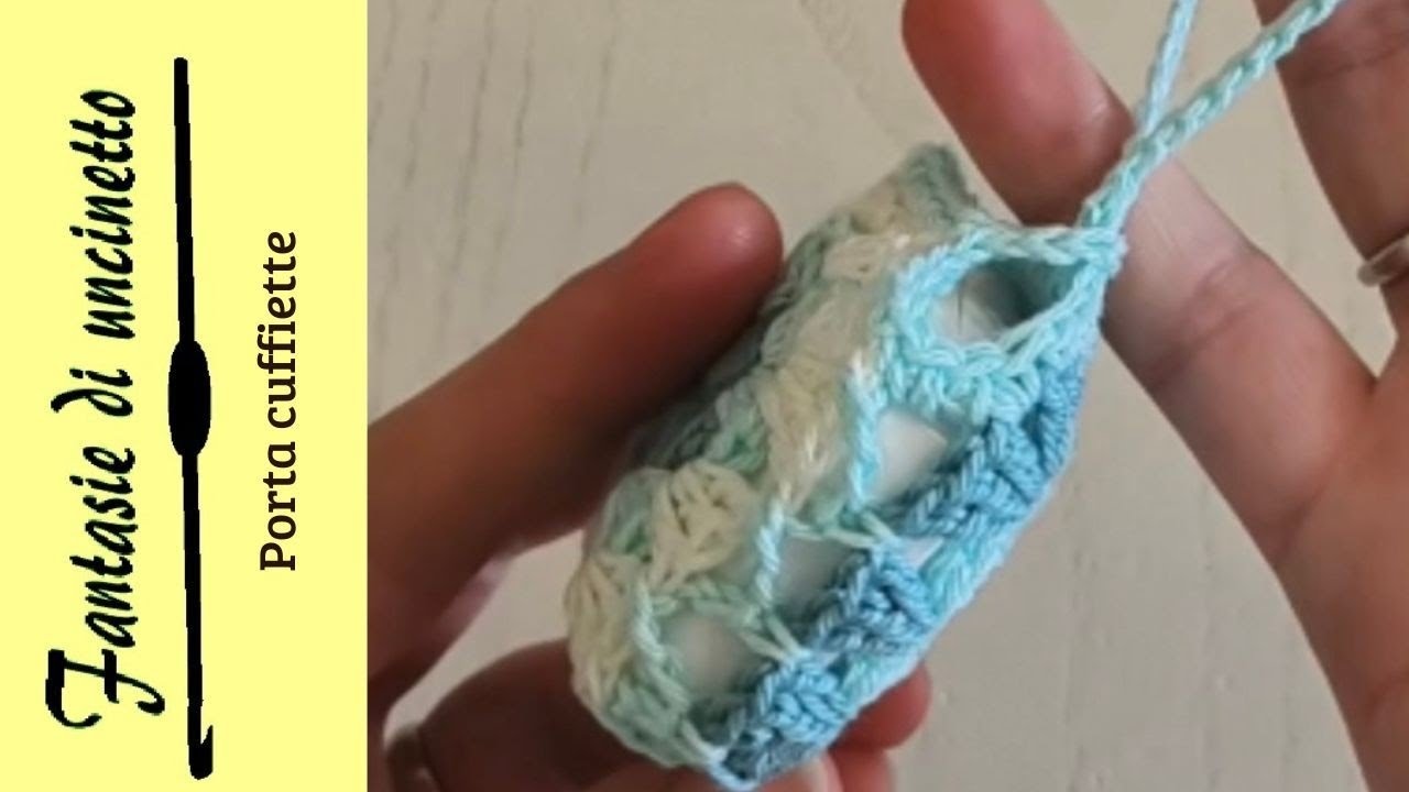 🧶 Porta cuffiette all'uncinetto facilissimo 