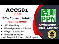 ACC501 GDB 100% Correct Solution Spring 2026 ACC501 GDB  Solution 2026 #acc501 #vuppn
