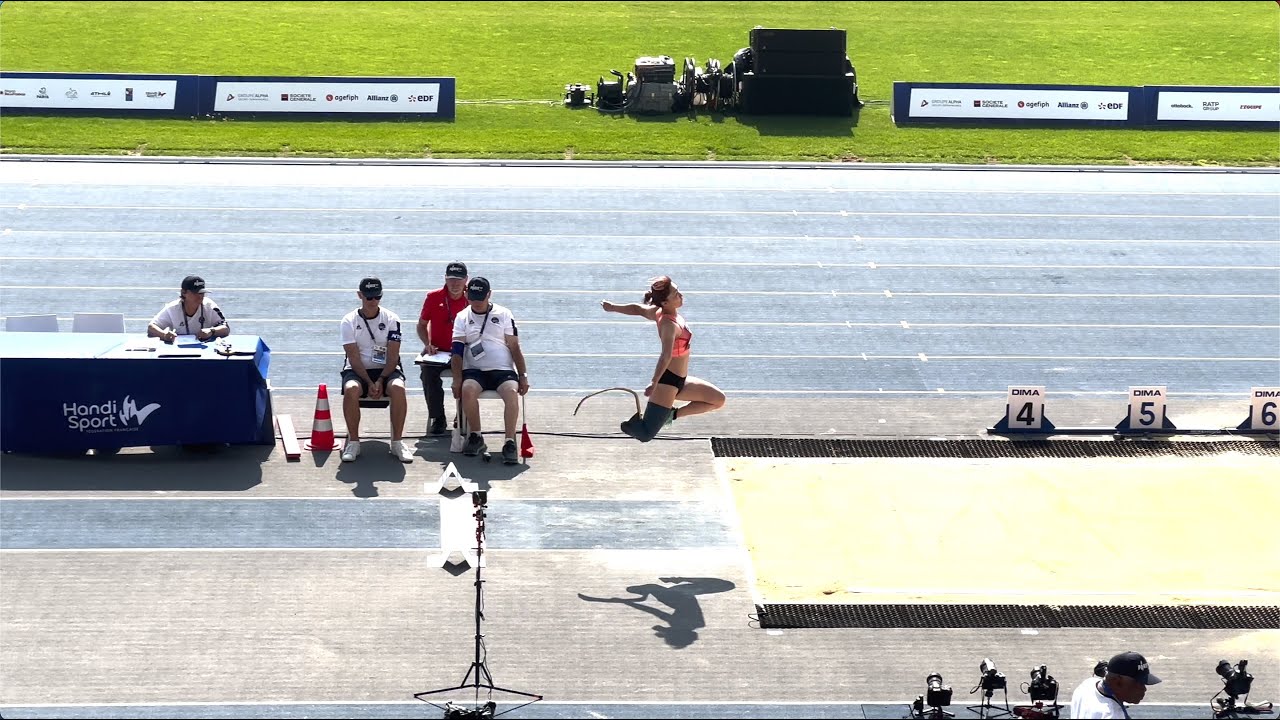 【パラ陸上世界選手権パリ】T64 women Long Jump | NAKANISHI Maya 🇯🇵 5m38 (-0.5) 銅メダル🥉