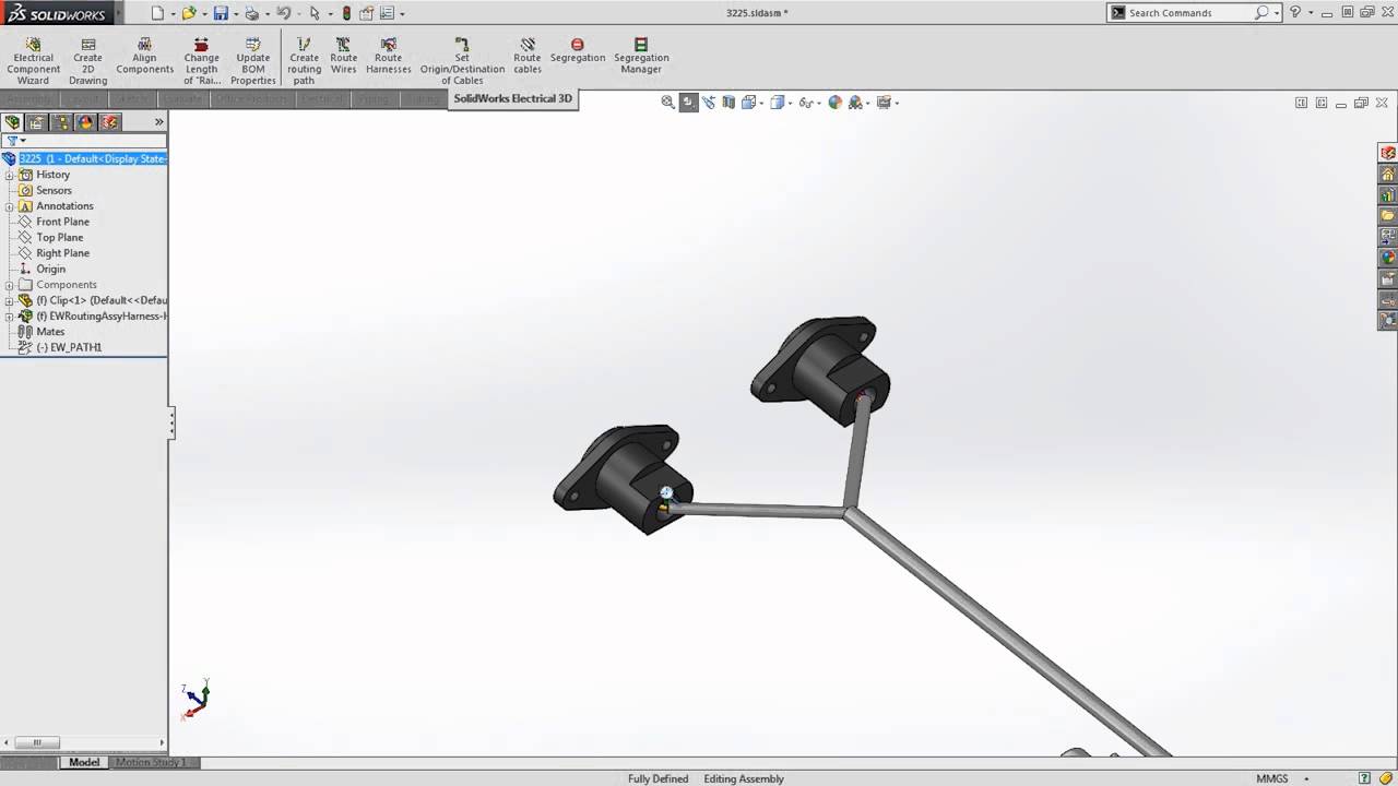 SolidWorks Electrical 2014 3D Enhancement - YouTube