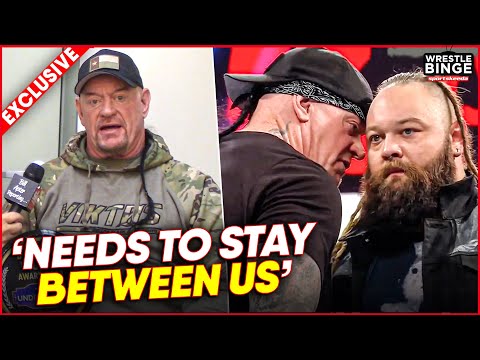 The Undertaker will never reveal what he told Bray Wyatt in the ring