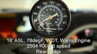 Mazda RX-8 Rotary Compression Test by sshawn09 12,965 views 8 years ago 1 minute, 2 seconds