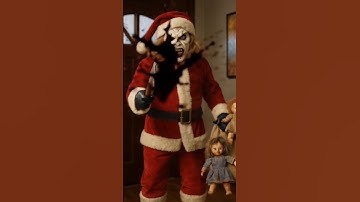 ART THE CLOWN TERRIFIER ACTION FIGURE CHAT GPT AI HORROR SHORTS #ai #horror #horrorfilms #shorts