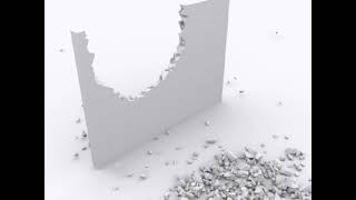 Wall Destruction + Thinking Particles + 3ds max