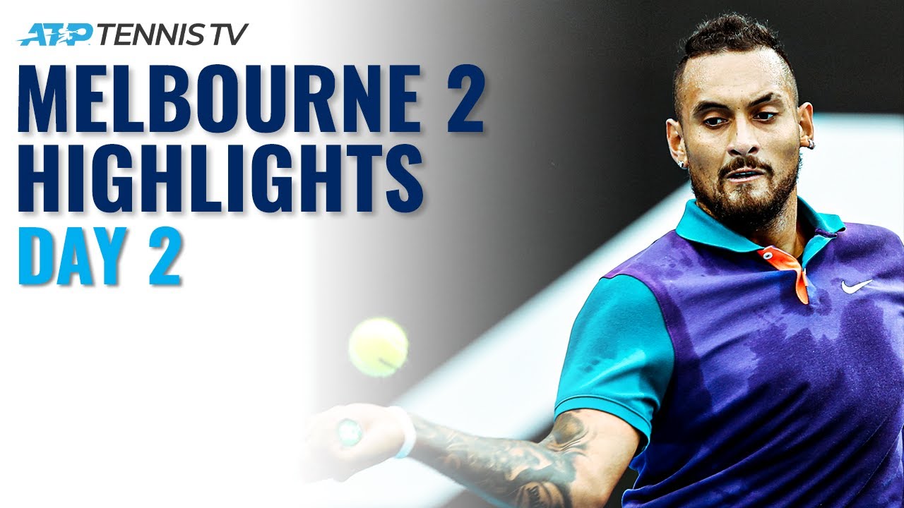 Kyrgios Returns to Action; Giron Defeats Mmoh | Melbourne 2 2021 Highlights Day 2