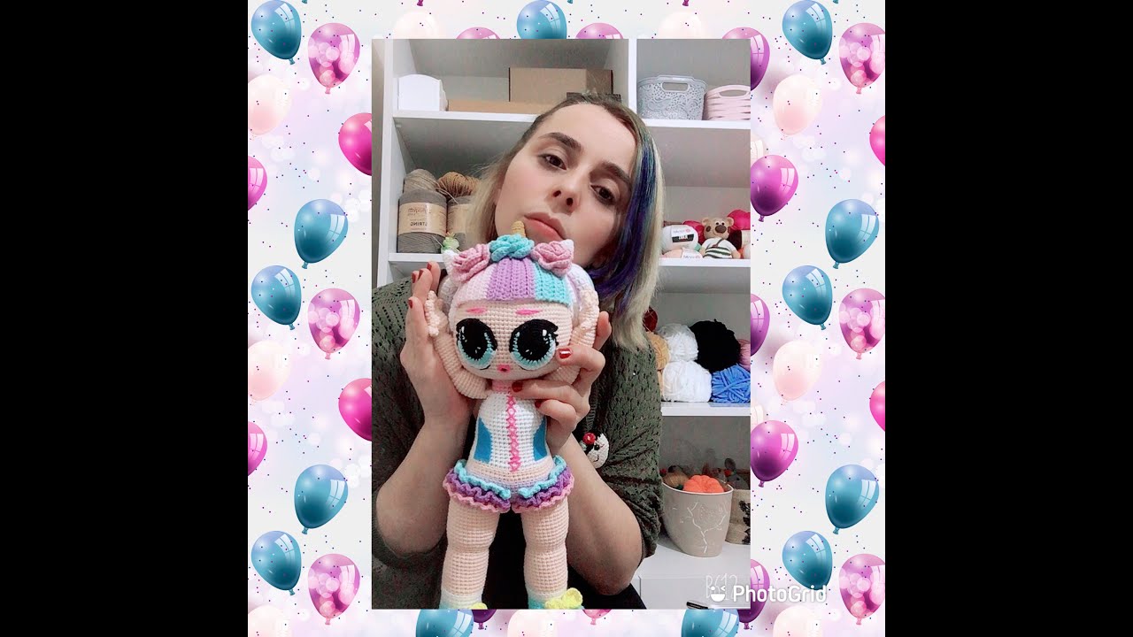 AMİGURUMİ UNICORN LOL BEBEK 👧 (KAFA YAPIMINDA SON 5. BÖLÜM)#amigurumilolbebektarifi