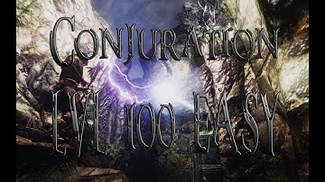 Conjuration Level 100 FAST!!!|Skyrim Remastered|JLacount