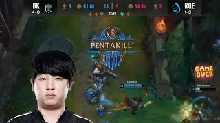 The First Penta Kill Of Worlds 2021!!