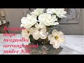 Magnolia floral arrangement diy