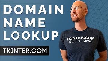 Domain Name Lookup Tool - Tkinter Projects 8