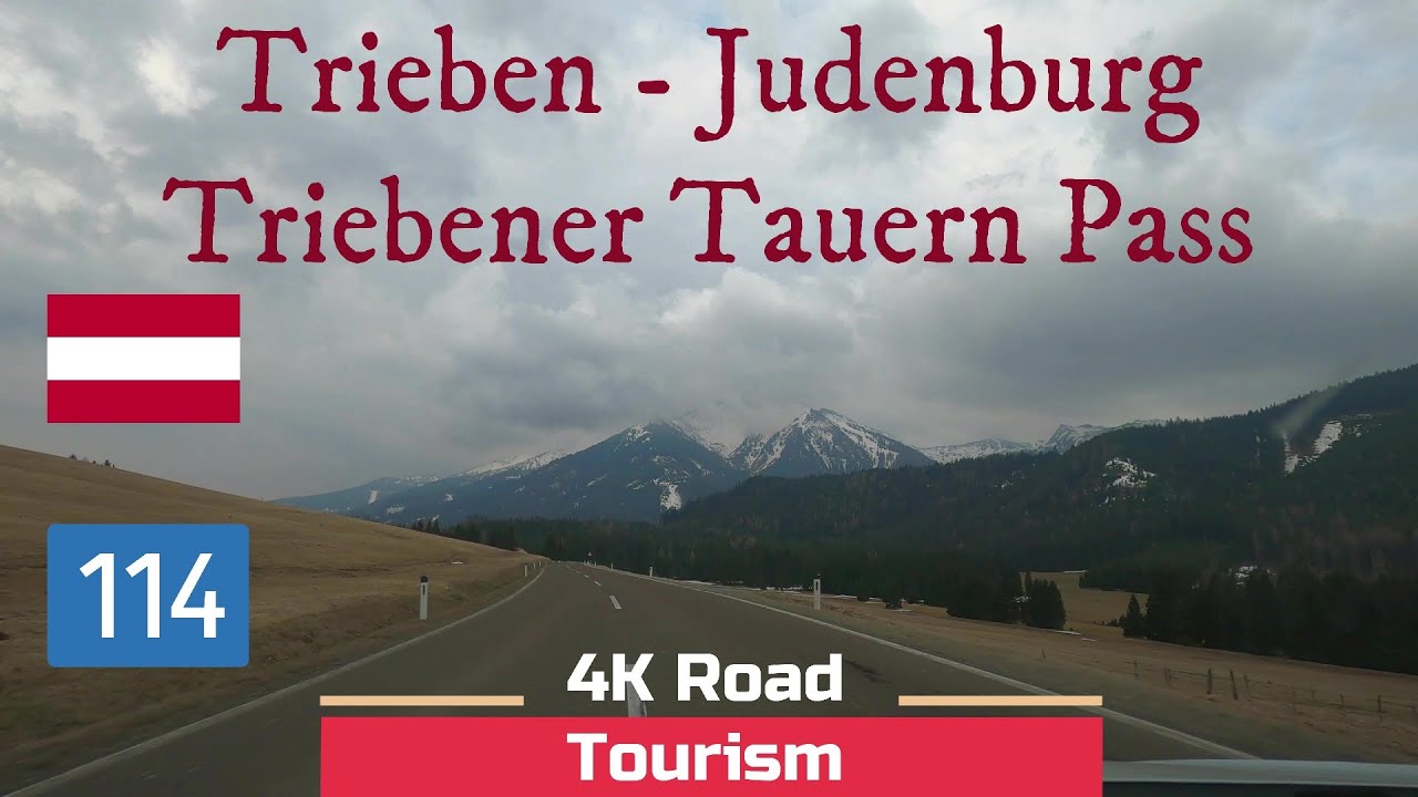 Fahrt über Triebener Tauern Pass in Österreich // Driving in Austria over Triebener Tauern Pass