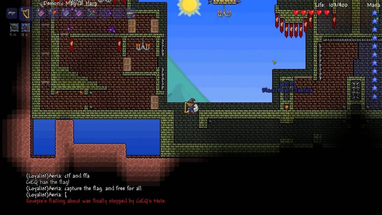 Terraria PVP(2Dforts CTF) 8 Live Commentary YouTube