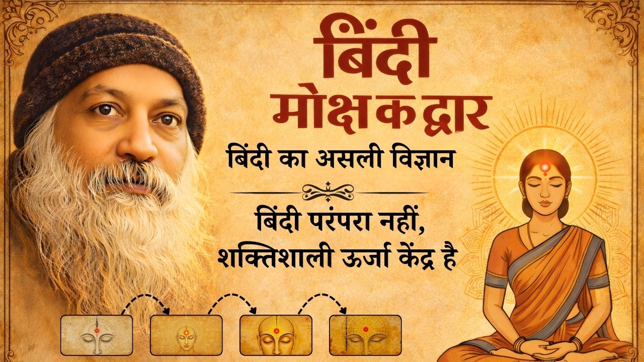 Osho - बिंदी: मोक्ष का द्वार या सिर्फ परंपरा? | बिंदी का असली विज्ञान  #Osho#OshoHindi