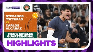 Stefanos Tsitsipas vs Carlos Alcaraz | Roland Garros 2024 Highlights