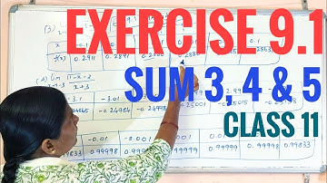 TN Class 11 Maths Limits and Continuity Exercise 9.1 Q.No.3 Differential Calculus TN Syllabus