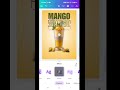 Mango Shake Poster Design in Canva|graphic design process|#youtube #youtubeshorts #yt #mango #poster