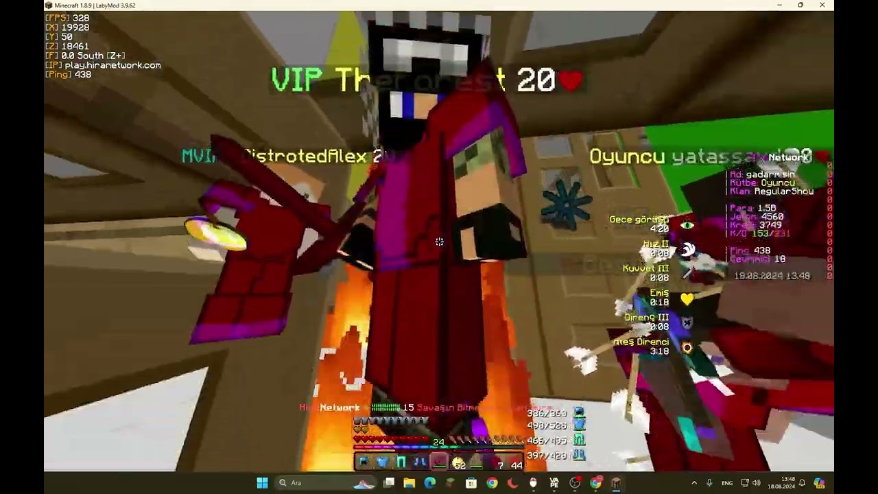 HiraNetwork Kill Montage #2 #hiranetwork #minecraft