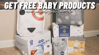GET FREE BABY STUFF 2023 | Amazon + Target + Babylist Baby Registry Boxes screenshot 4