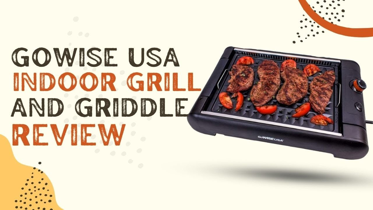 GoWISE USA GW88000 2in1 Smokeless Indoor Grill and Griddle YouTube