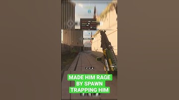 Made him Rage by Spawn trapping him🤣🤣 #cod #gamingclips #codrage #gamechat #mw2 #mw2rankedplay
