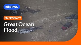 Record-Breaking Downpour Sweeps Cars To Sea In Southern Victoria Abc News