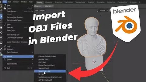 How to Import OBJ Files in Blender