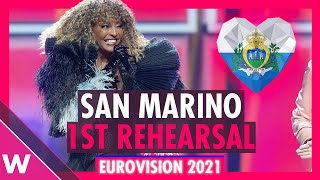 San Marino First Rehearsal: Senhit \ San Marino First Rehearsal: Senhit \