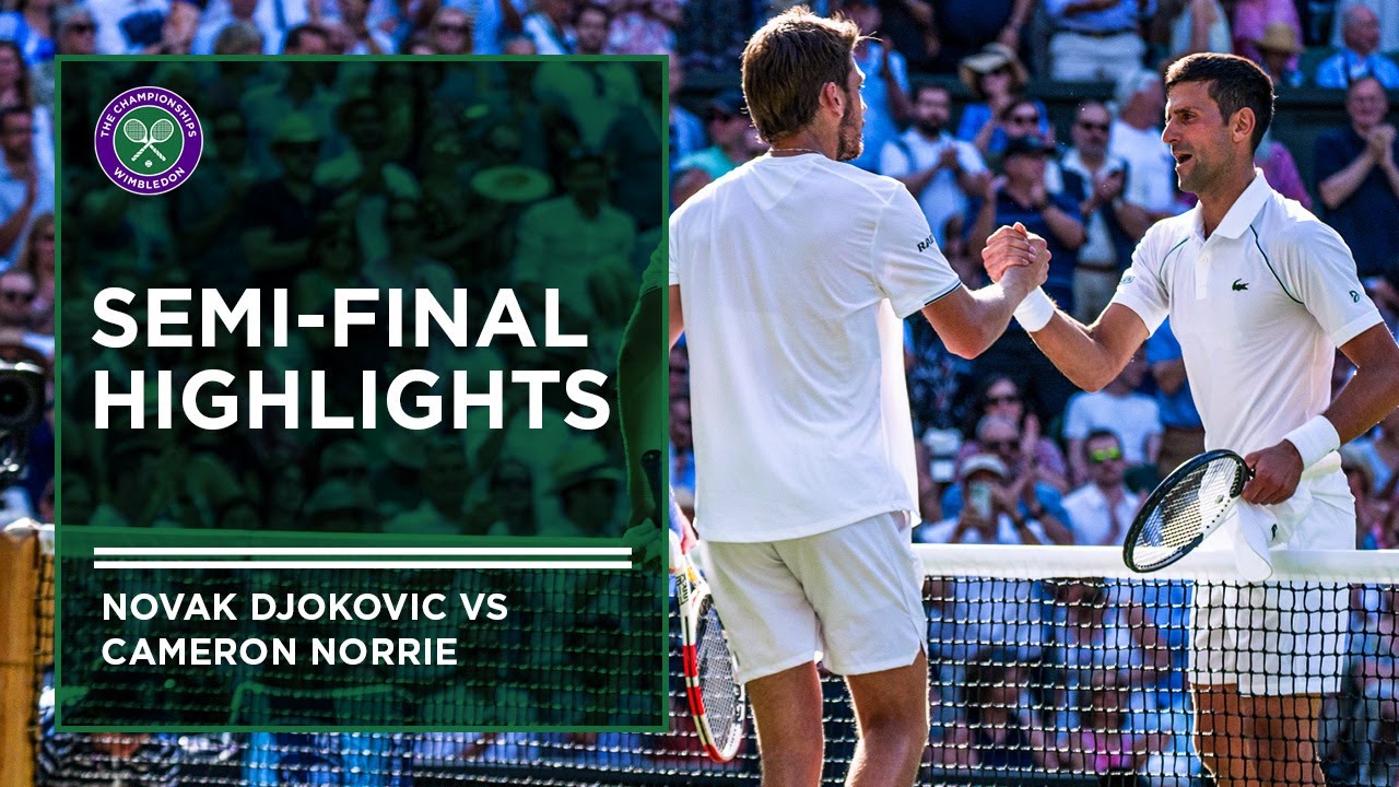 Novak Djokovic vs Cameron Norrie Match Highlights Wimbledon 2022