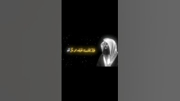 سورة #الزمر | الآية 22 | القارئ #محمد_اللحيدان