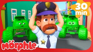 Orphle Monster Trucks | 🔴 Morphle VS Orphle 🟢 | Fun Kids Cartoon