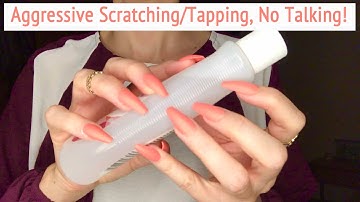 ASMR * Aggressive, Fast Tapping & Scratching * No Talking * ASMRVilla