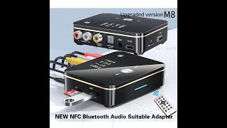 NFC Multi Function Bluetooth-compatible Adapter 5.0 Audio Transmitter Receiver Wireless Adapter screenshot 3