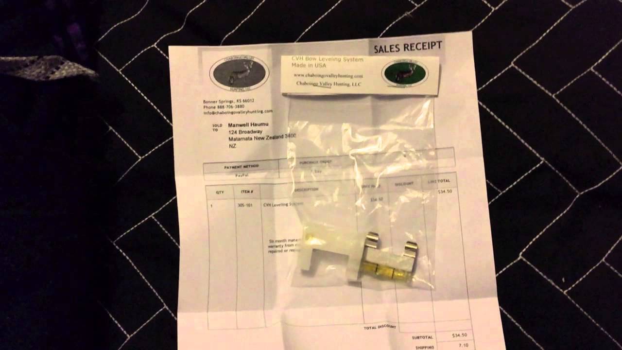 Chabongi Valley Hunting Bow levelling system