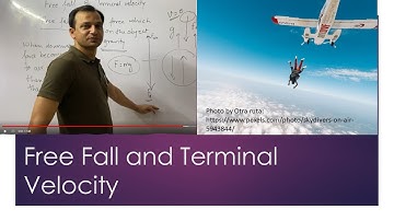 MYP 4 and 5 - Free fall and Terminal velocity : Understanding the air resistance and net force