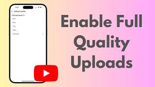 How To Enable Full Quality Uploads On YouTube App (iPhone)
Want to upload videos to YouTube in full quality from your iPhone? 📱🎥 In this video, I’ll show you how to enable full-quality uploads on the YouTube app so your videos stay sharp and clear.
🔹 In This Video, You’ll Learn:
✅ How to enable full quality uploads on the YouTube app (iPhone)
✅ YouTube upload settings you need to change
✅ Tips to prevent quality loss after upload
💬 Not seeing full-quality uploads? Drop your question in the comments below!
🔔 Subscribe for more YouTube creator tips, iPhone tutorials, and content creation guides
#YouTubeTips #YouTubeCreators #UploadQuality #iPhoneTips #ContentCreator #YouTubeSettings #TechTips #YouTube2026
🇪🇸 Cómo habilitar cargas de calidad completa en YouTube (iPhone)
🇫🇷 Comment activer les téléchargements en qualité complète sur YouTube (iPhone)
🇩🇪 Volle Qualitätsuploads auf YouTube (iPhone) aktivieren
🇮🇹 Come abilitare caricamenti in qualità completa su YouTube (iPhone)
🇵🇹 Como ativar uploads em qualidade total no YouTube (iPhone)
🇷🇺 Как включить загрузку в полном качестве на YouTube (iPhone)
🇯🇵 iPhoneのYouTubeアプリでフル品質アップロードを有効にする方法
🇨🇳 如何在 iPhone 的 YouTube 应用中启用完整质量上传
🇮🇳 iPhone पर YouTube ऐप में फुल क्वालिटी अपलोड कैसे सक्षम करें
🇹🇷 iPhone’da YouTube uygulamasında tam kalite yüklemeler nasıl etkinleştirilir How To Enable Full Quality Uploads On YouTube App (iPhone)