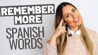 How to Learn and Remember New Vocabulary in Spanish | Trucos para aprender vocabulario y RECORDARLO