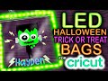 DIY Cricut Halloween Trick or Treat Bags | Halloween Cricut Crafts 2020