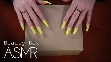 ASMR My Little Box unboxing (🎧 soft spoken, sleepy cardboard sounds, tapping & scratching)